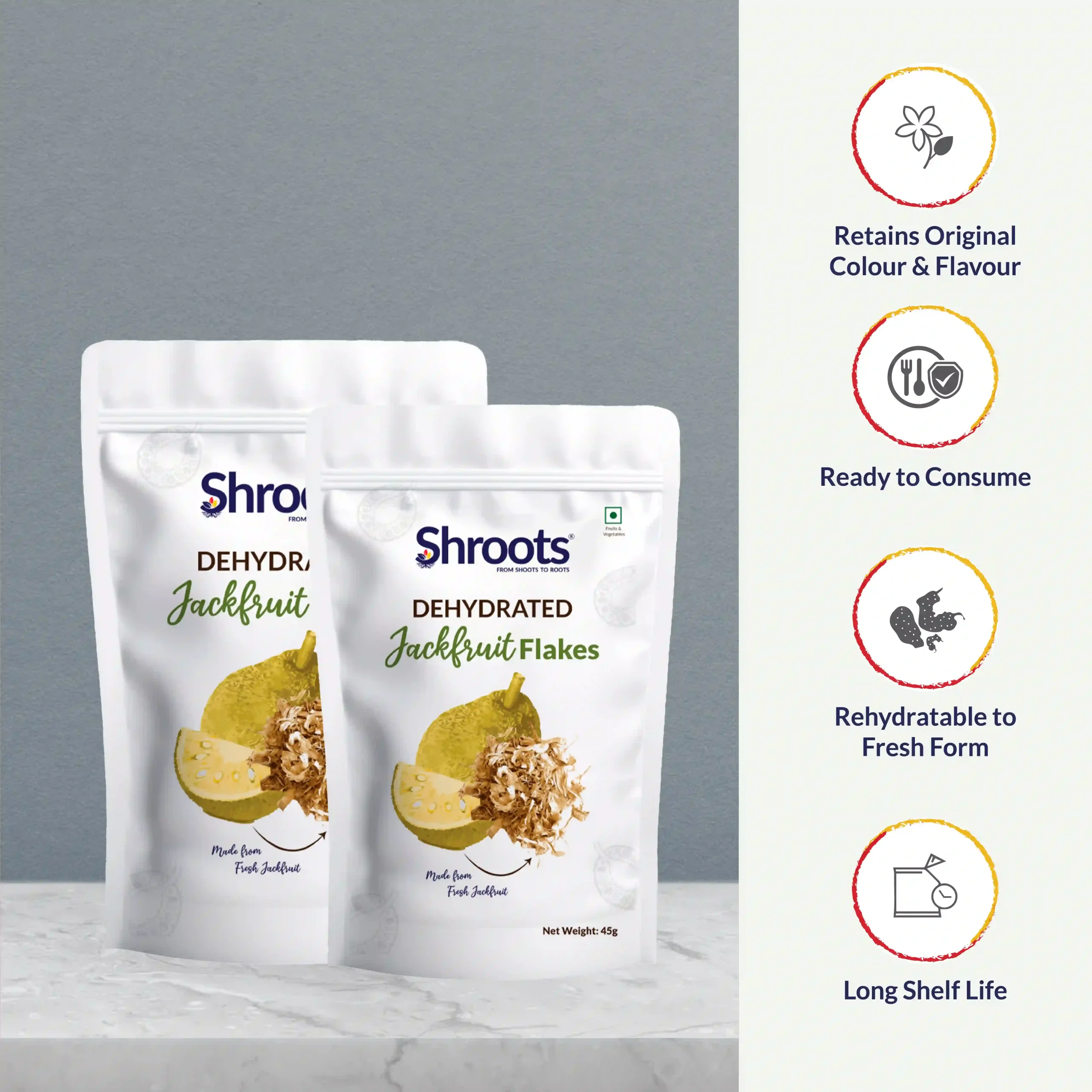 Dehydrated Jackfruit Flakes