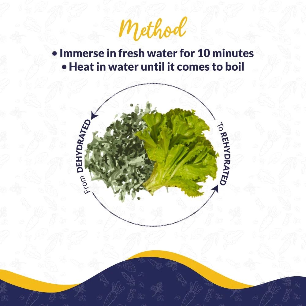 Dehydrated Mustard Greens Flakes - Image 2