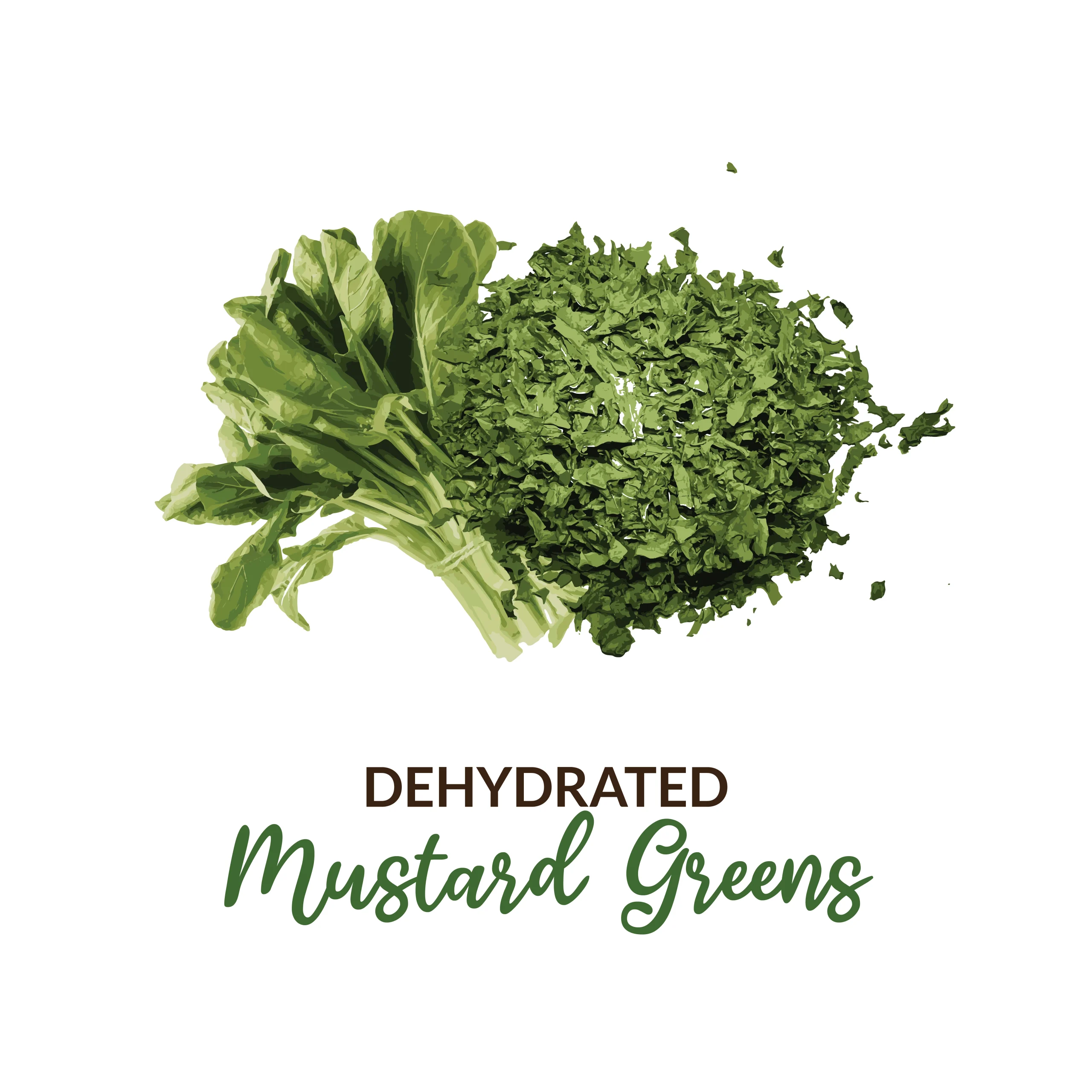 Dehydrated Mustard Greens Flakes - Image 5
