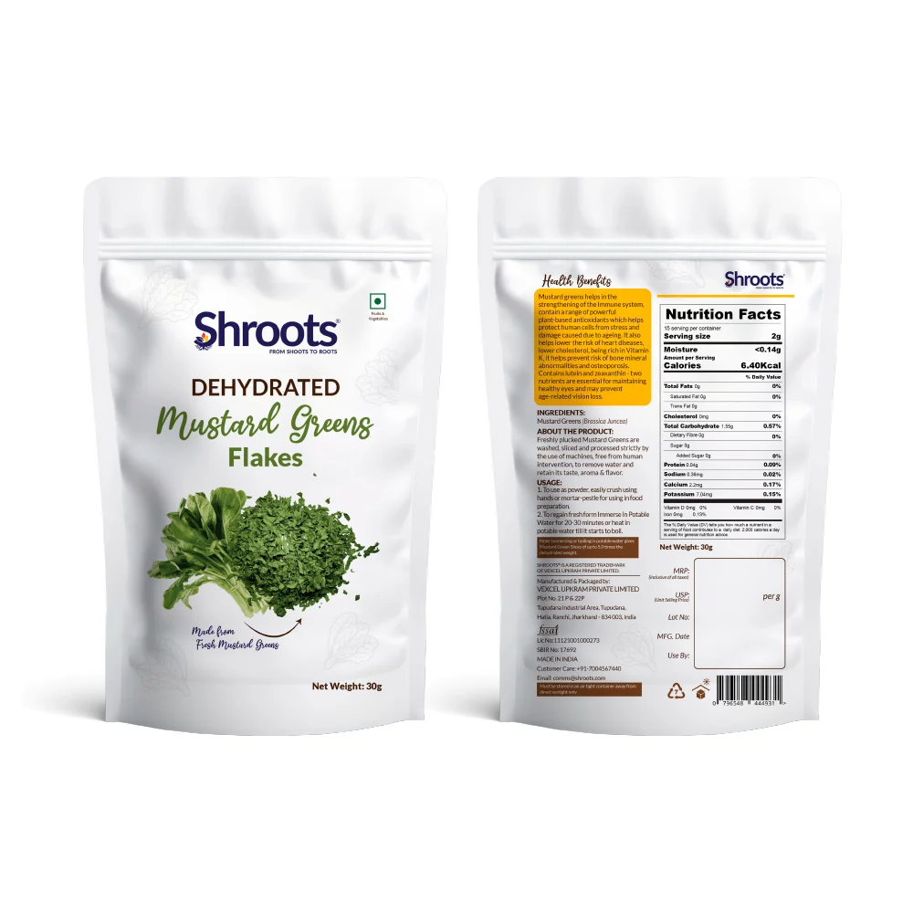 Dehydrated Mustard Greens Flakes - Image 6